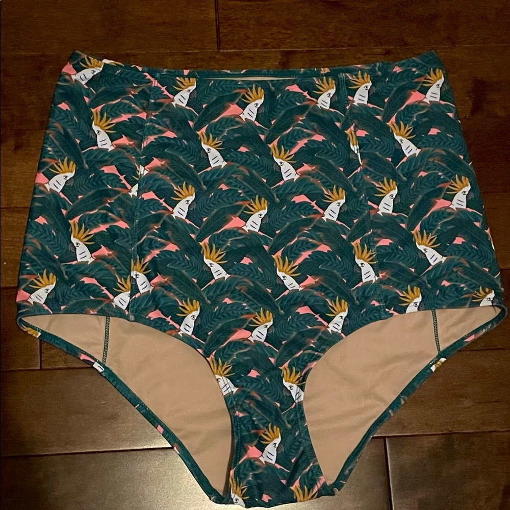 Kortni Jeane Large Cockatiel Extended High Waisted